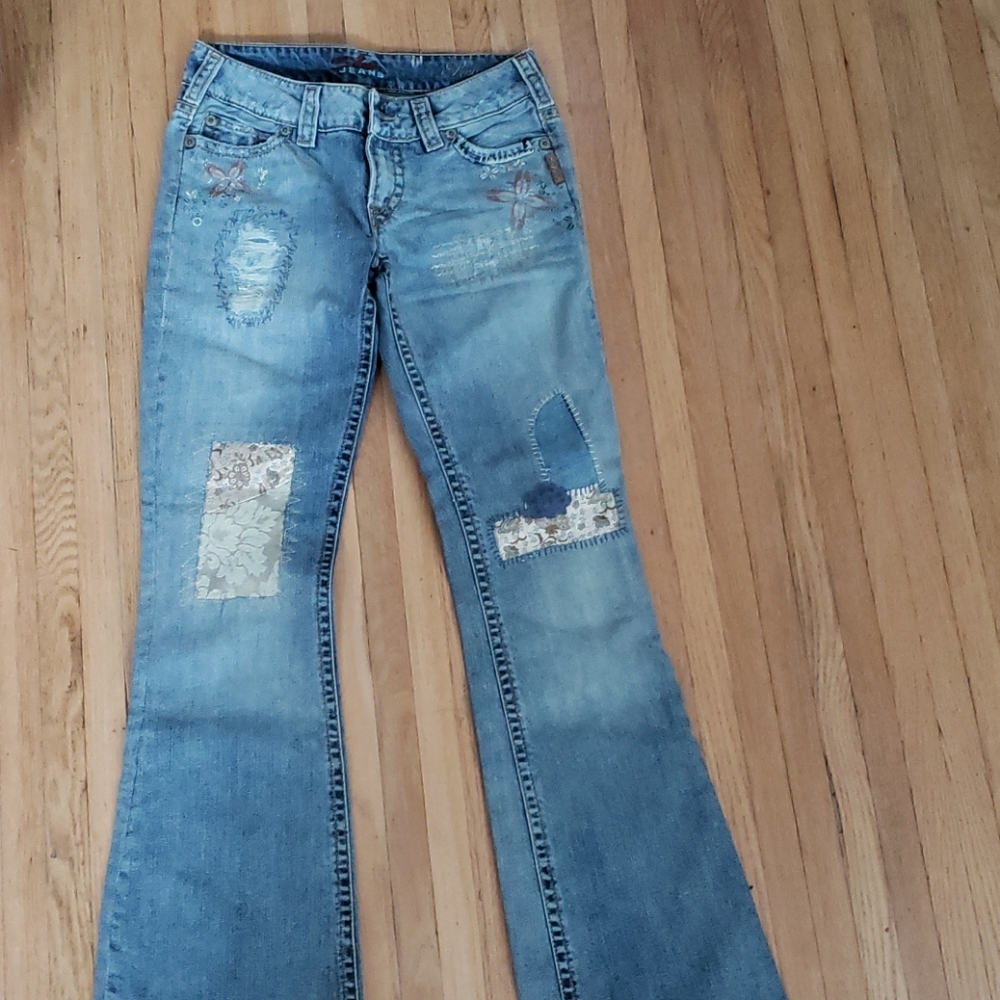 Silver jeans